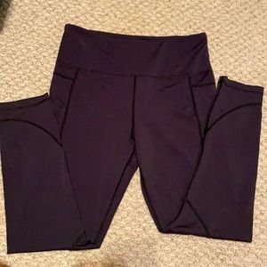 ZYIA Leggings Black Size 8/10 Pocket Light N Tight